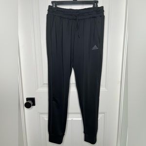 NWT Adidas Women’s Track Pants Athletic Gym Black stripes Running Sport Size S
